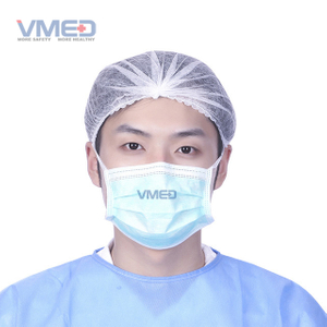 Masque de protection chirurgical à 3 plis avec lien